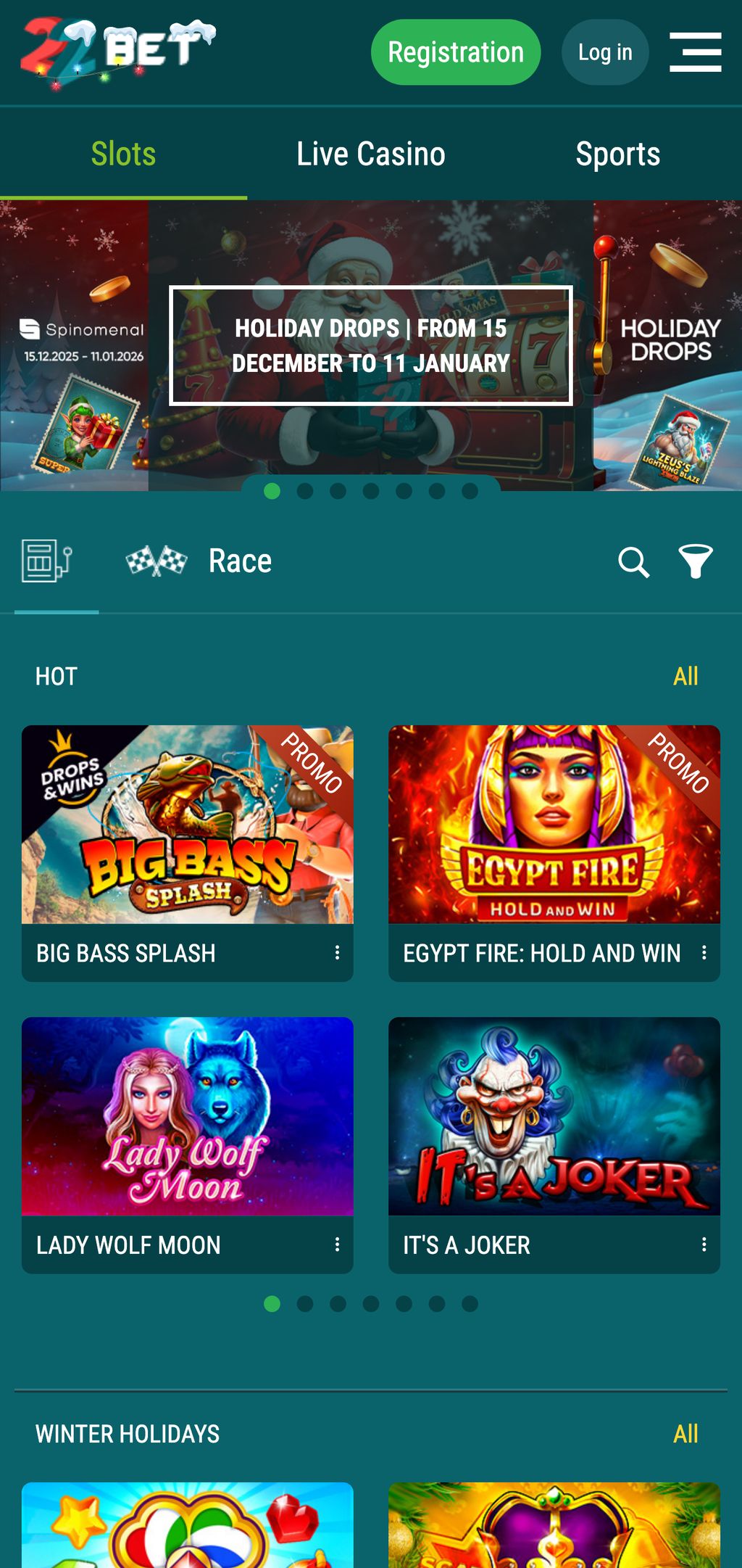 Casino en línea 22Bet