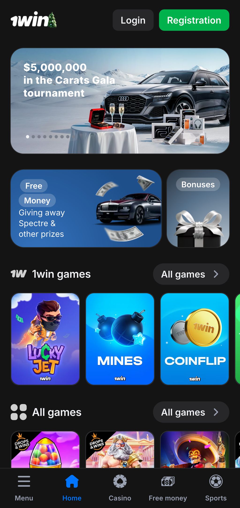Sitio web oficial de 1win