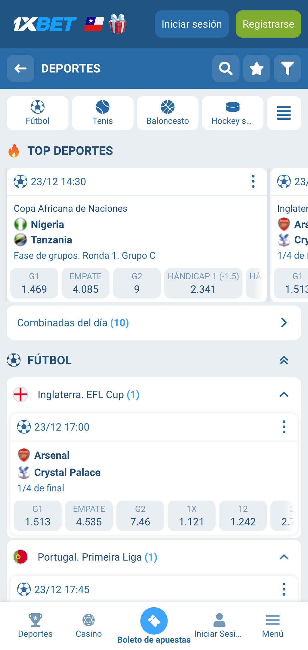 Casino en línea 1xBet